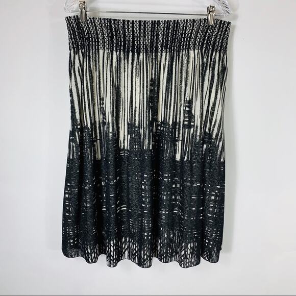 Coldwater Creek Stretch Midi Skirt Abstract Medium - Picture 1 of 4